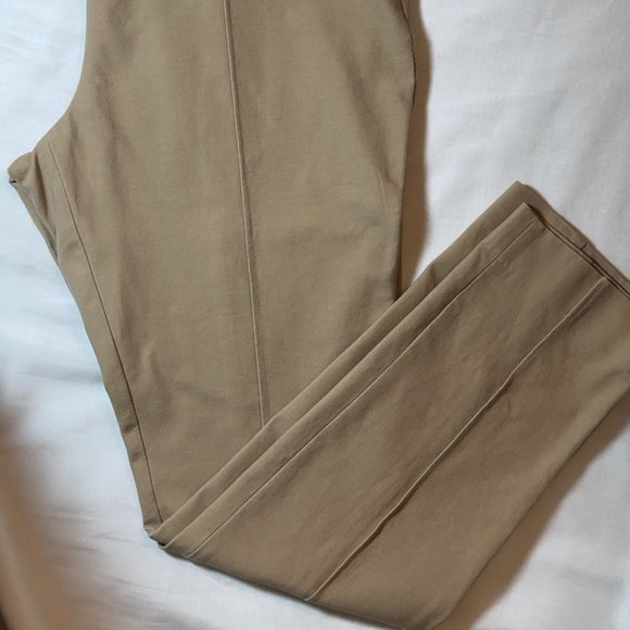 Lands’ End Mid Rise Slim Leg Bi-Stretch Pants - Picture 1 of 8